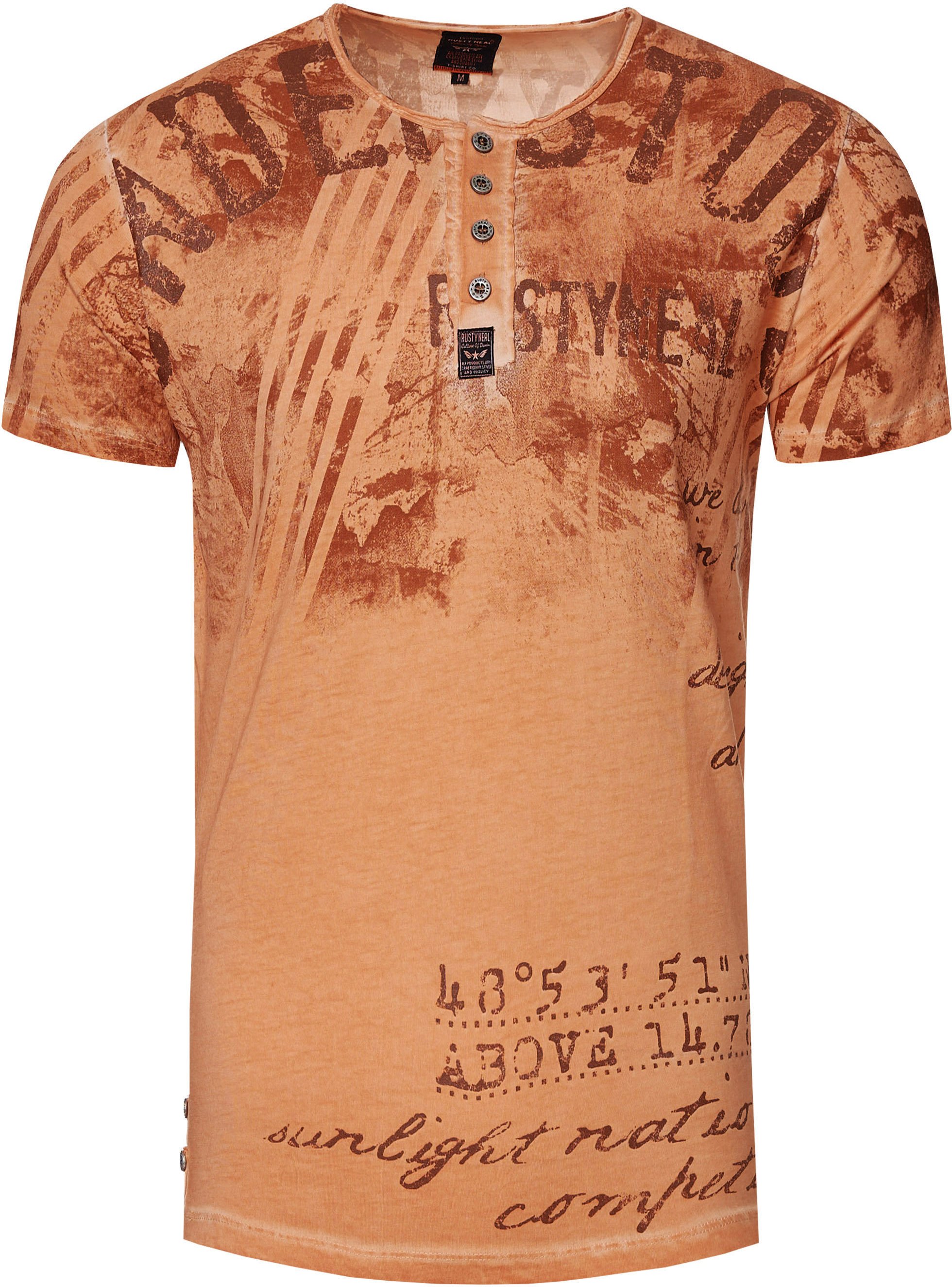 Thumbnail - Rundhals T-Shirt mit Front & Back Prints