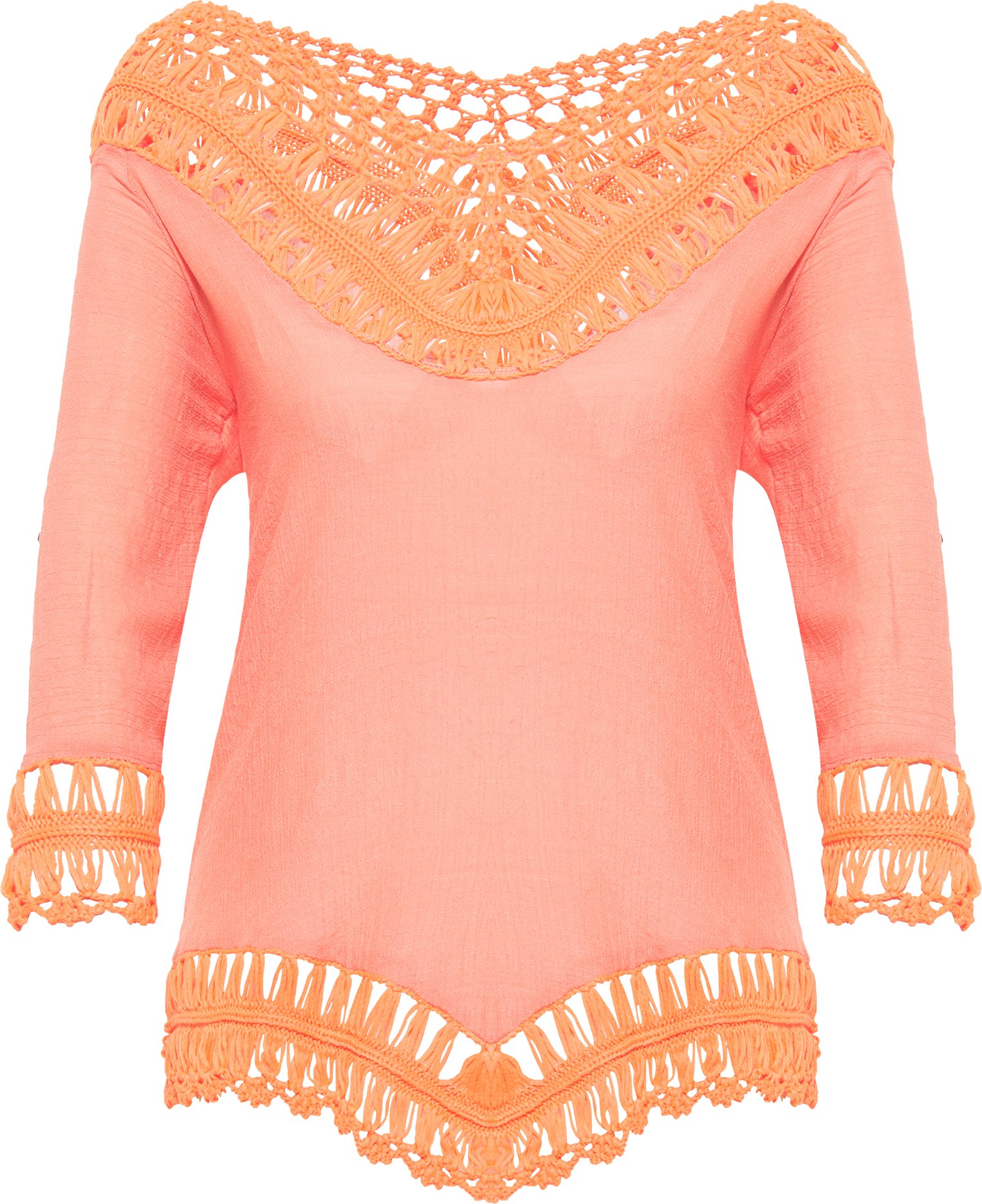 IZIA Tunique avec partie crochetée mahisha