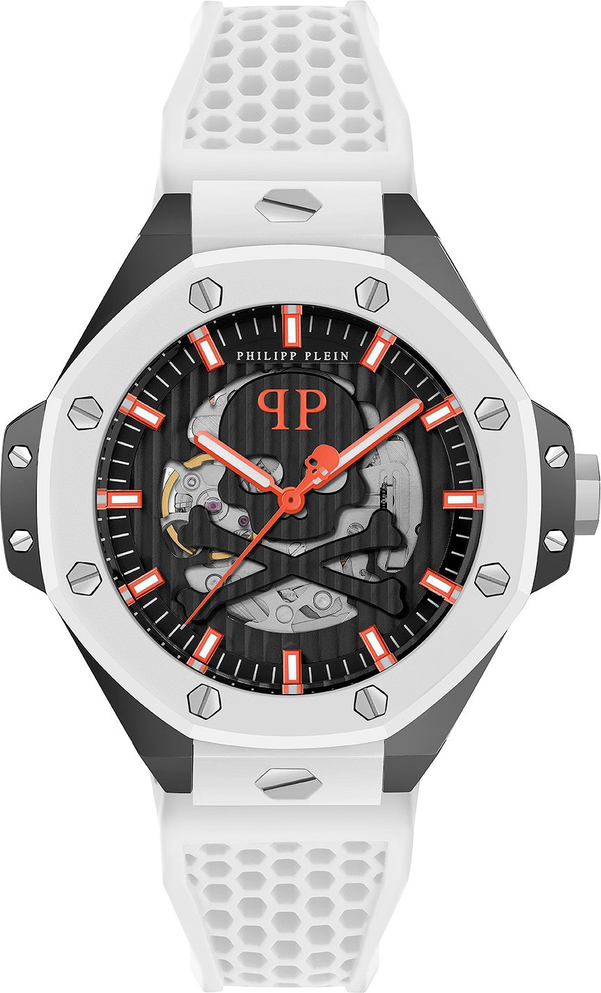 Philipp Plein Plein $keleton Royal Weiß Herren Armbanduhr PWPFA0724