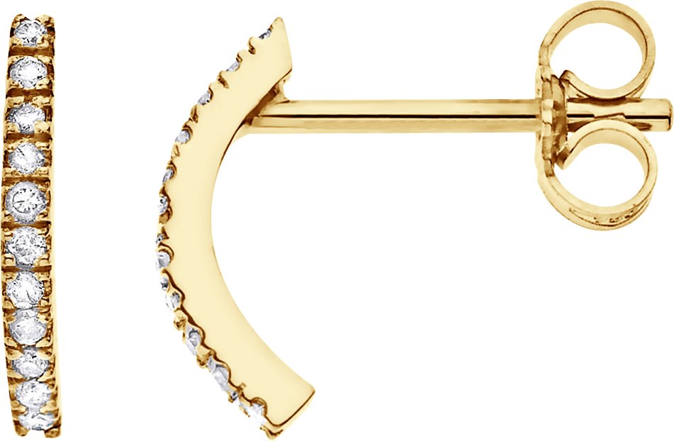 DIADEMA - Ohrringe - Diamanten - Gelbgold