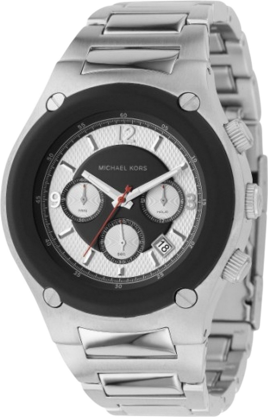 Michael Kors Herrenuhr Quartz Silber Schwarz