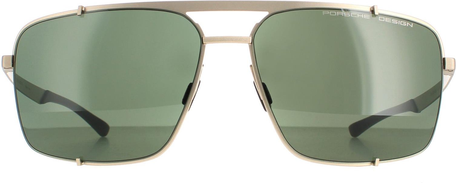 Lunettes de soleil Porsche Design P8919 B Light Gold Black Green