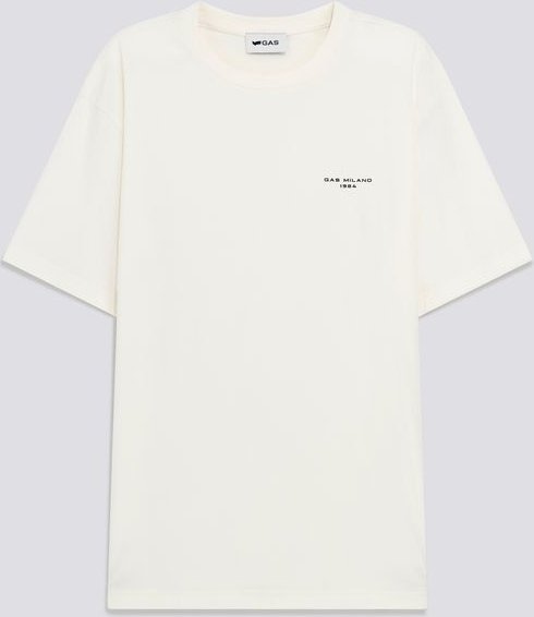 Weißes Herren-T-Shirt DHARIS "GAS MILANO"