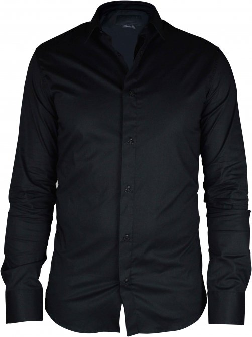 Philipp Plein LS Skull Hemd Schwarz