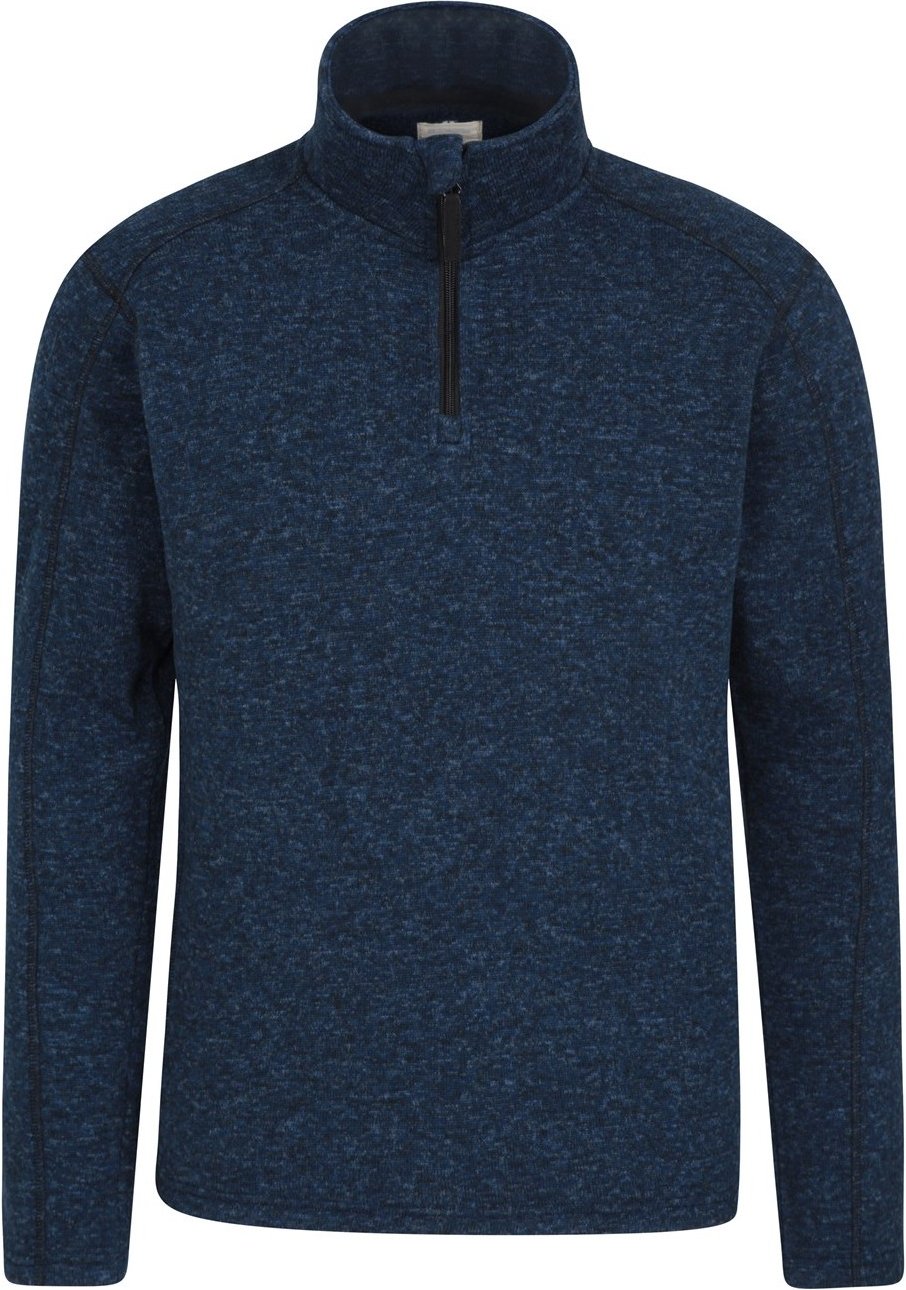 Mountain Warehouse Herren Idris II Half Zip Fleece Top (Marine)