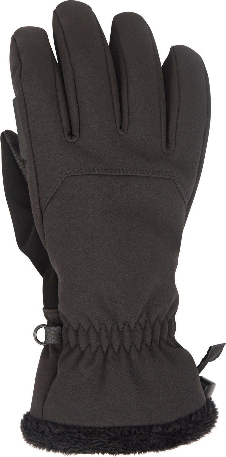 Mountain Warehouse Damen Escalade Wasserdichte Softshell Skihandschuhe (Schwarz)