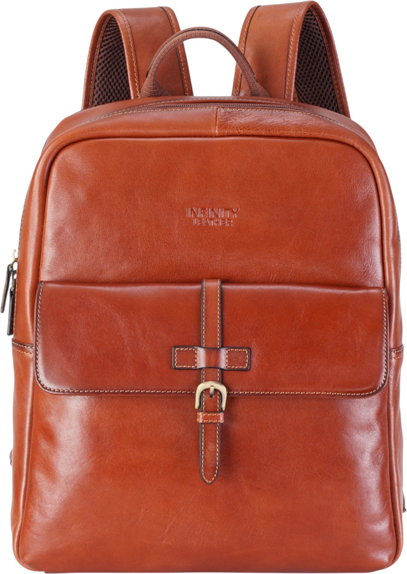 Echtleder Braun Vintage Laptop Rucksack Reisetasche - Cove