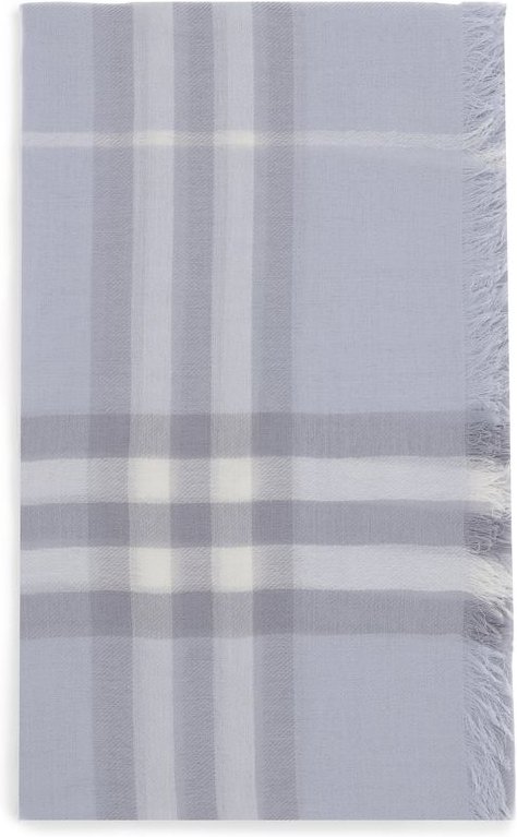 Helle Blaue Wollschal