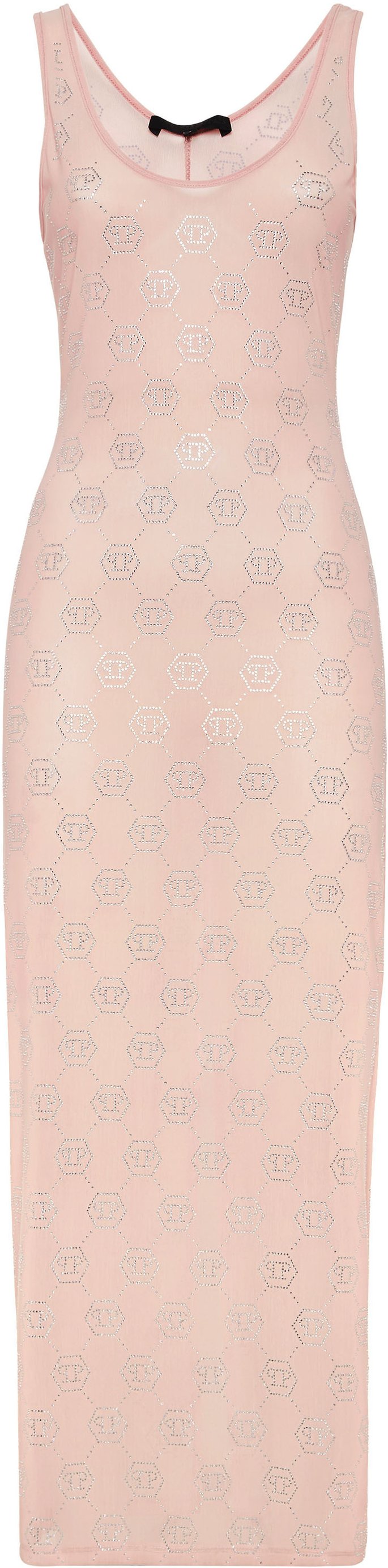 Long Dress Monogram Strass