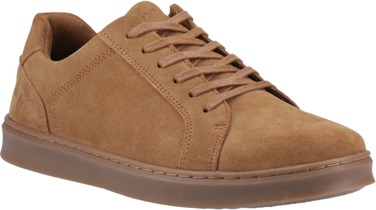 Hush Puppies Madden Herren Wildleder Turnschuhe In Beige