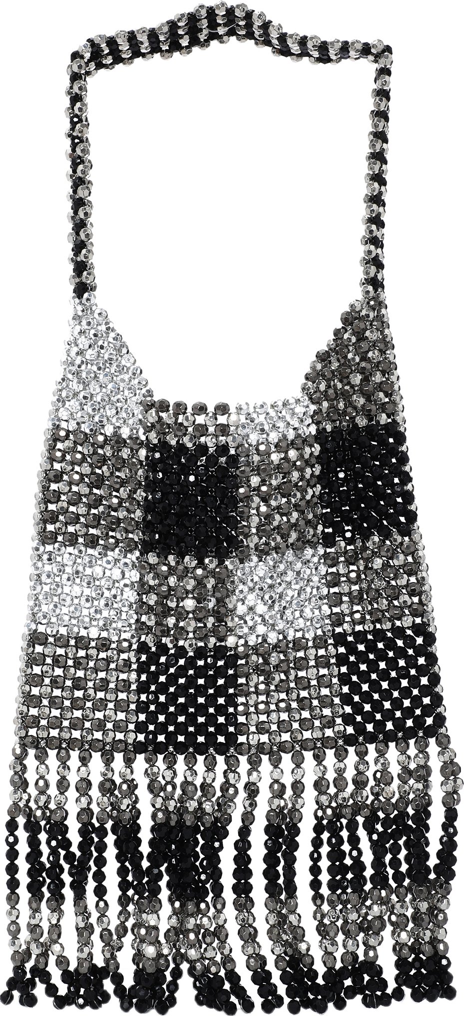 Dreimaster Handtasche Frauen schwarz melange