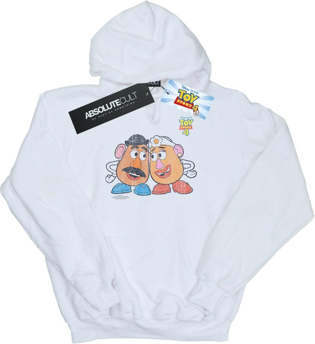 Disney - "Toy Story 4 Mr And Mrs Potato Head" Kapuzenpullover für Mädchen (Weiß)