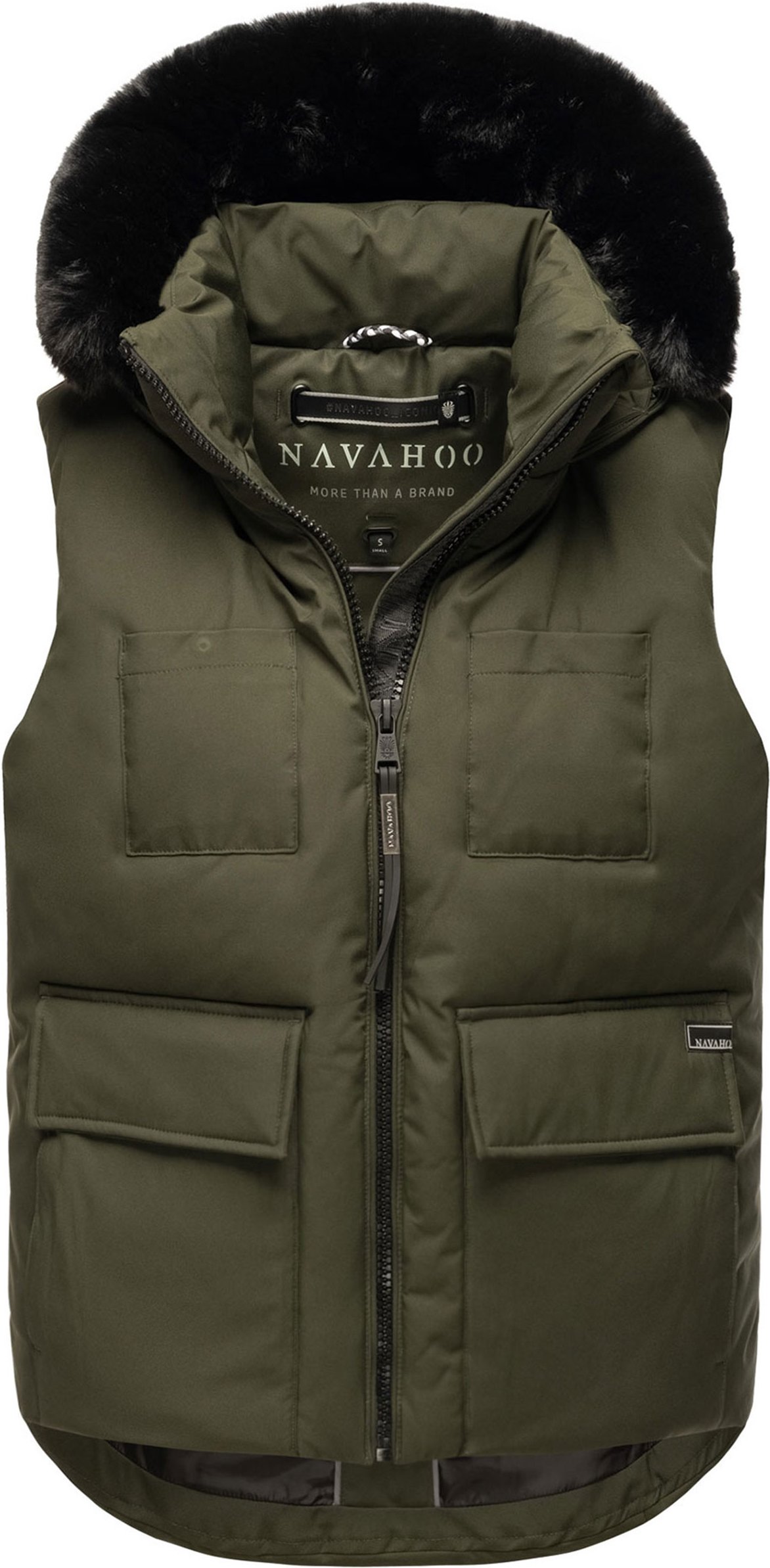 Navahoo Zimthäschen Damen Winter Weste – warm & stilvoll