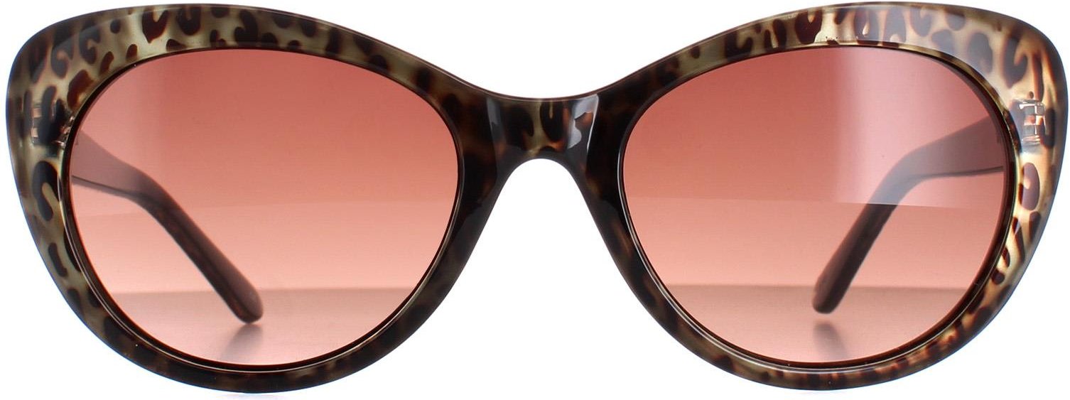 Karen Millen Cat Eye Damen Leopard Braun Farbverlauf KM5024