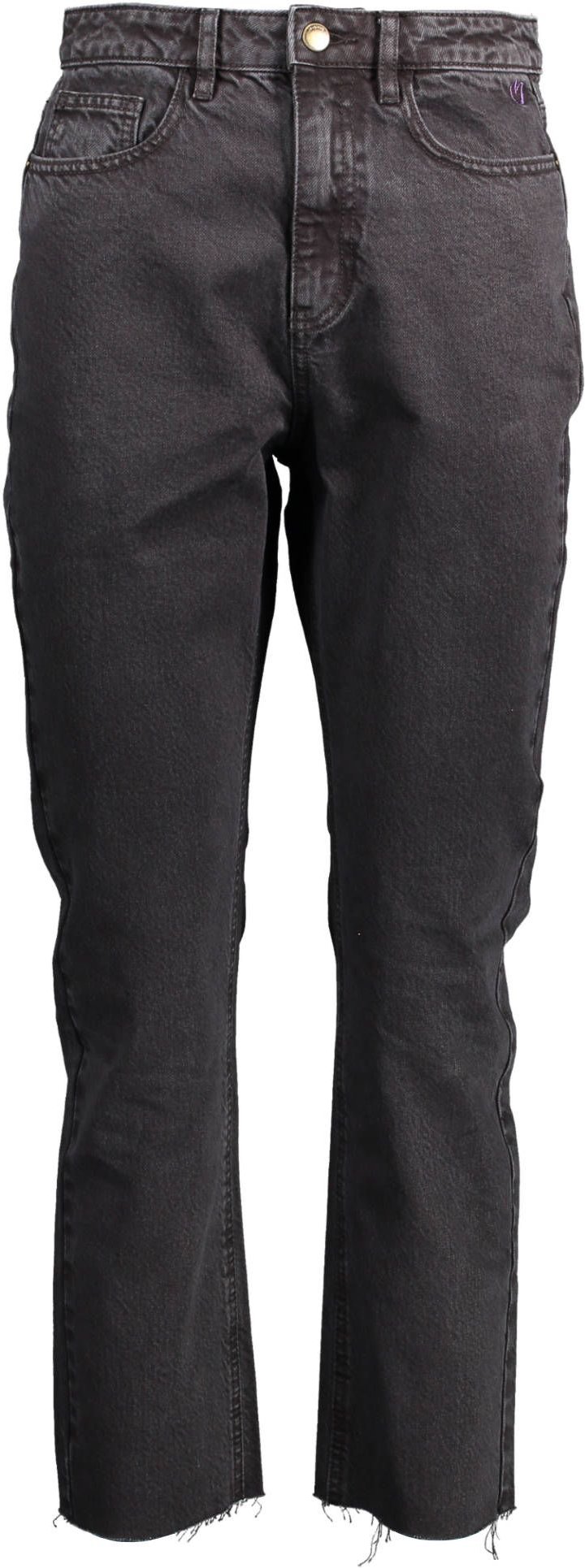 Gerade geschnittene Jeans mit rohem Saum