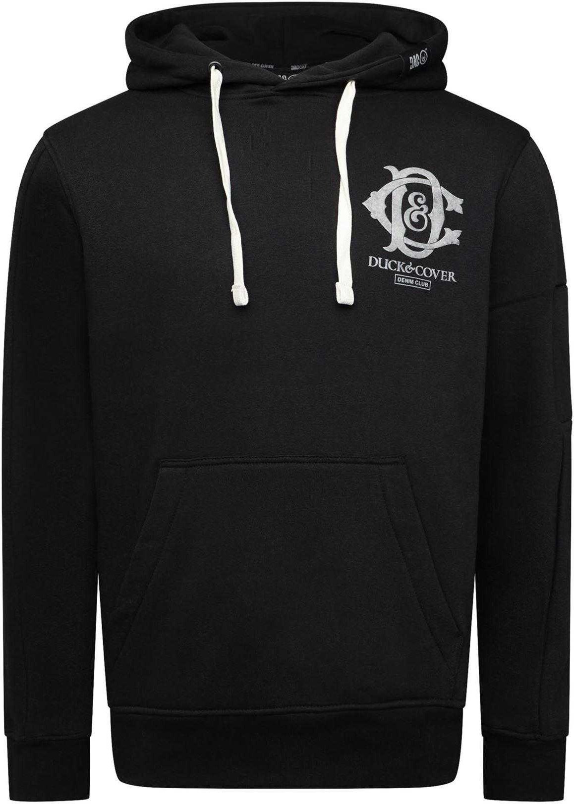 Duck and Cover - "Randolph" Kapuzenpullover für Herren (Schwarz)