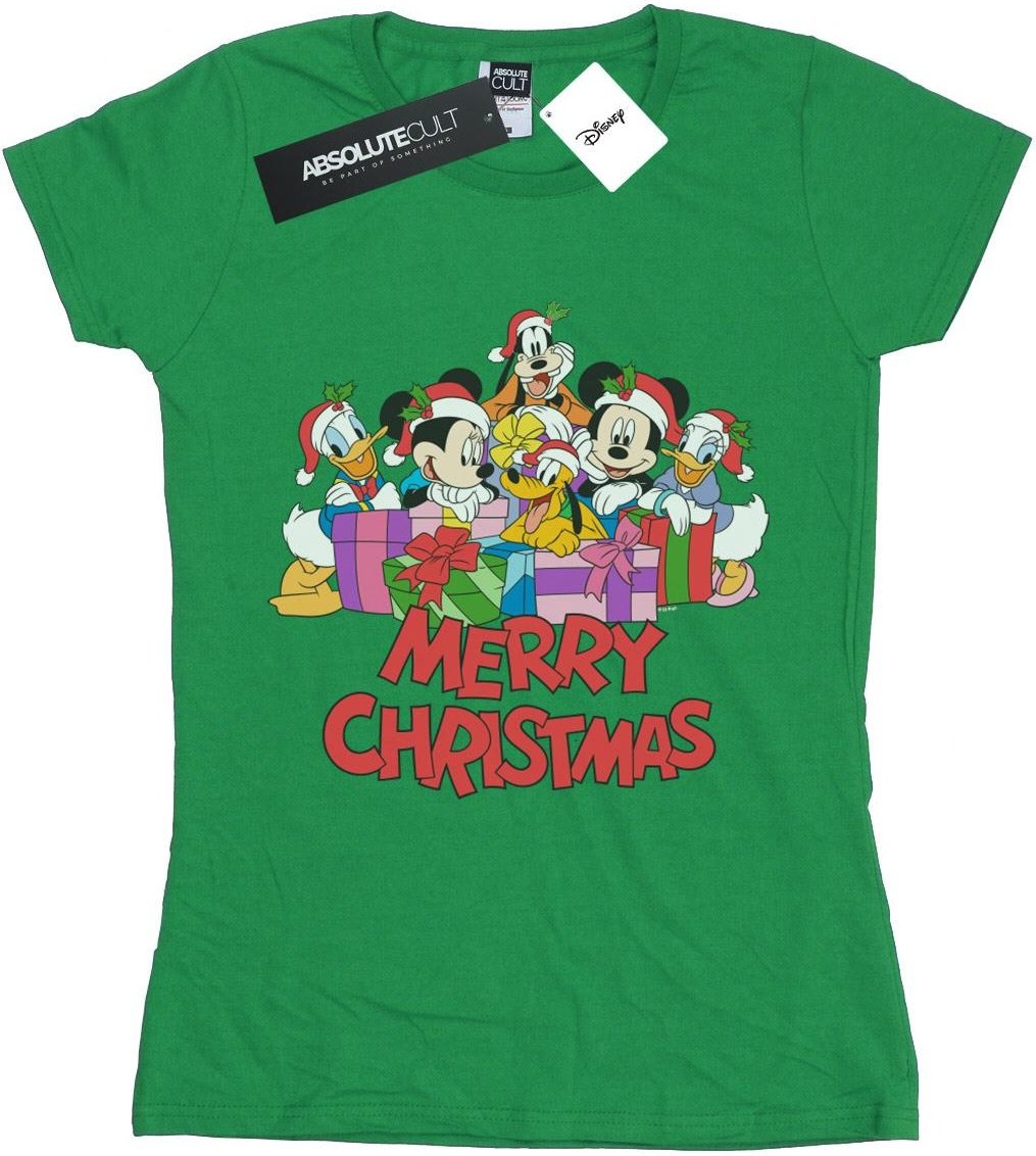 Disney - "Mickey Mouse and Friends" T-Shirt für Damen (Irisch-Grün)