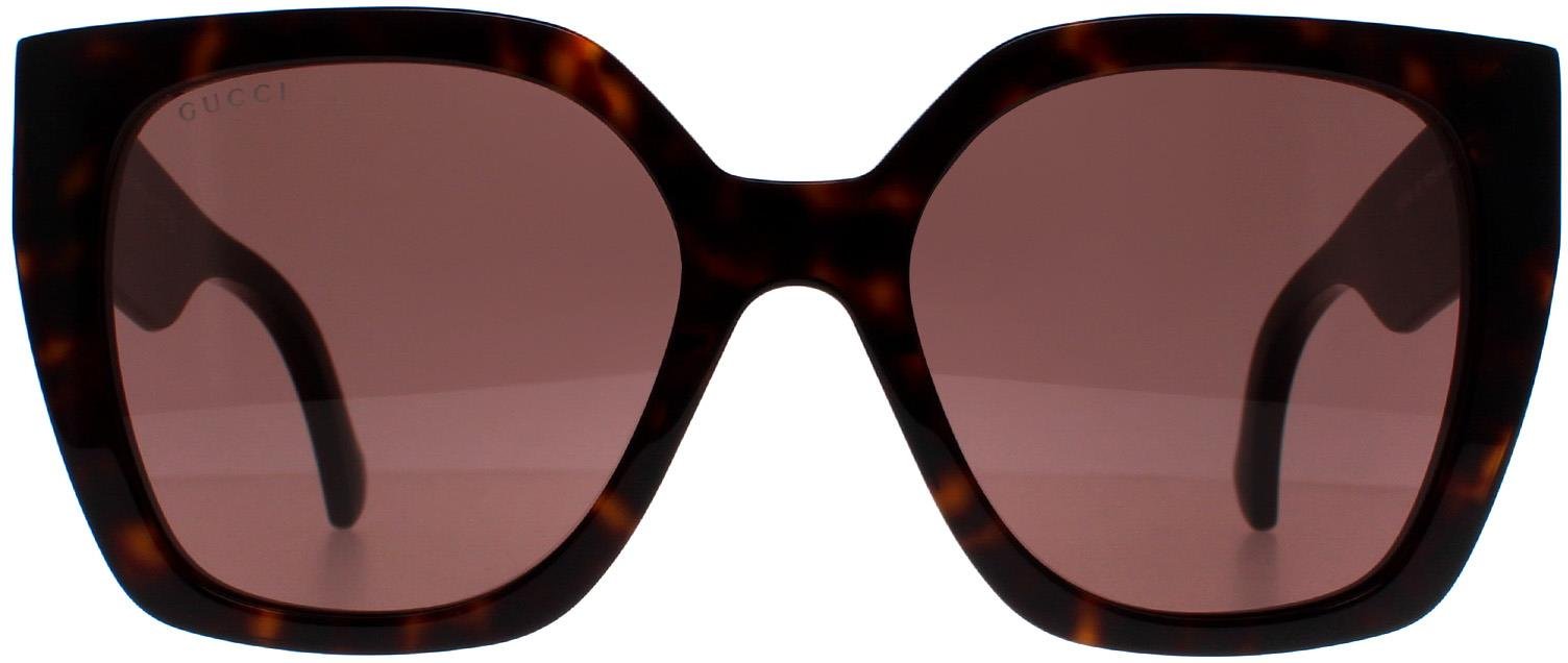 Gucci Square Damen Havana Braun GG1300S