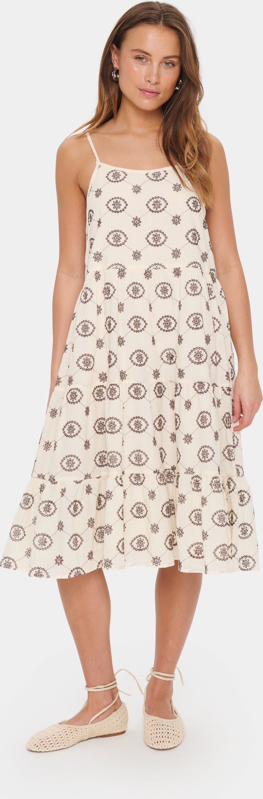 Kleid A-shape Winter White