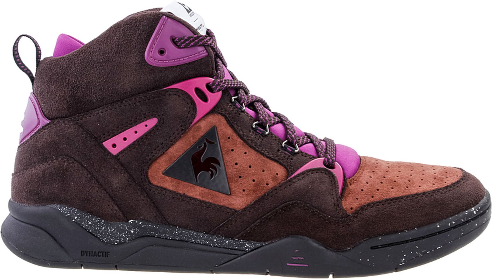 Le Coq Sportif Th 90er Jahre "Reglisse" Herren -Brown -Trainer