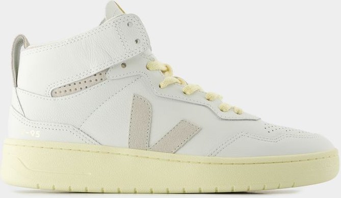 Sneakers V-95 - Veja - Leder - Weiß