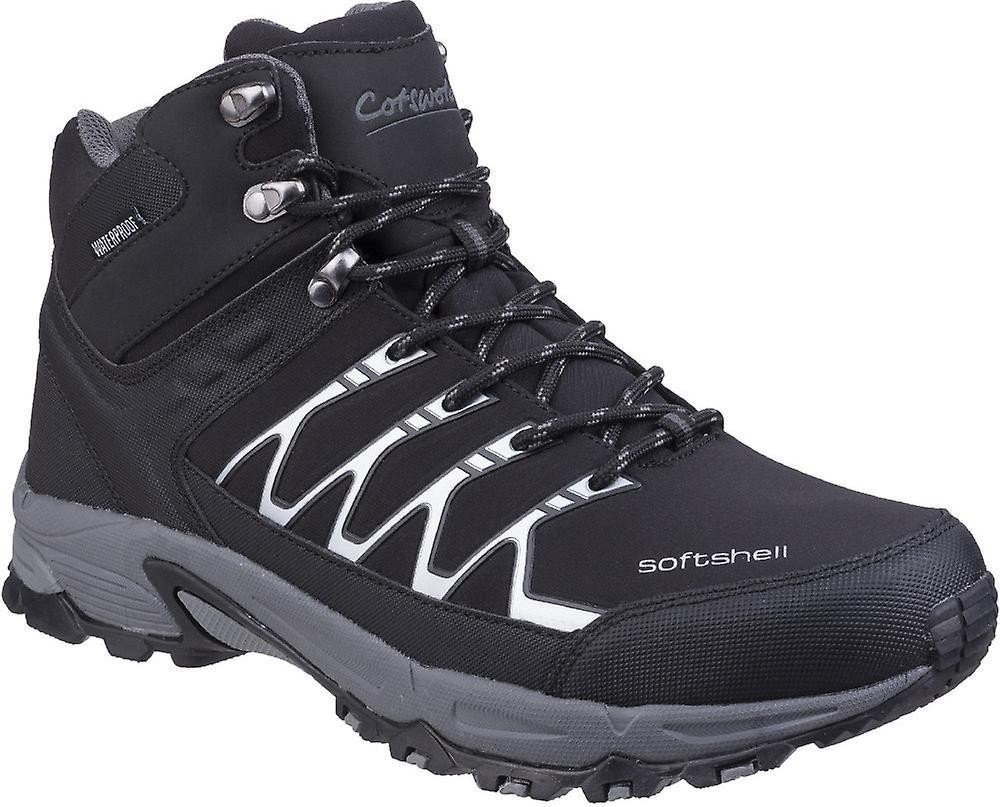 Cotswold Mens Abbeydale Mid Wanderstiefel (Schwarz/Grau)