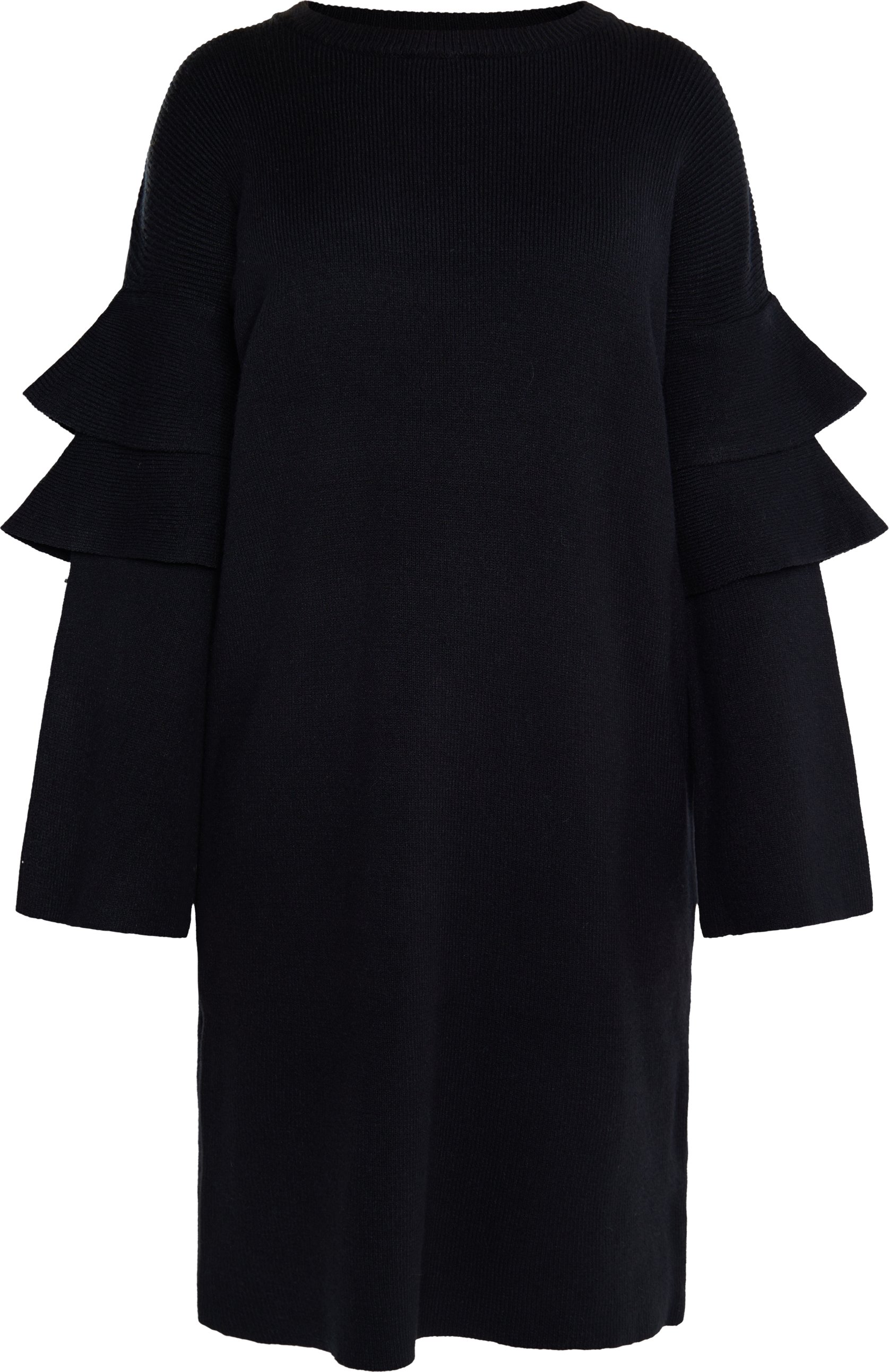 usha Strickkleid Damen schwarz