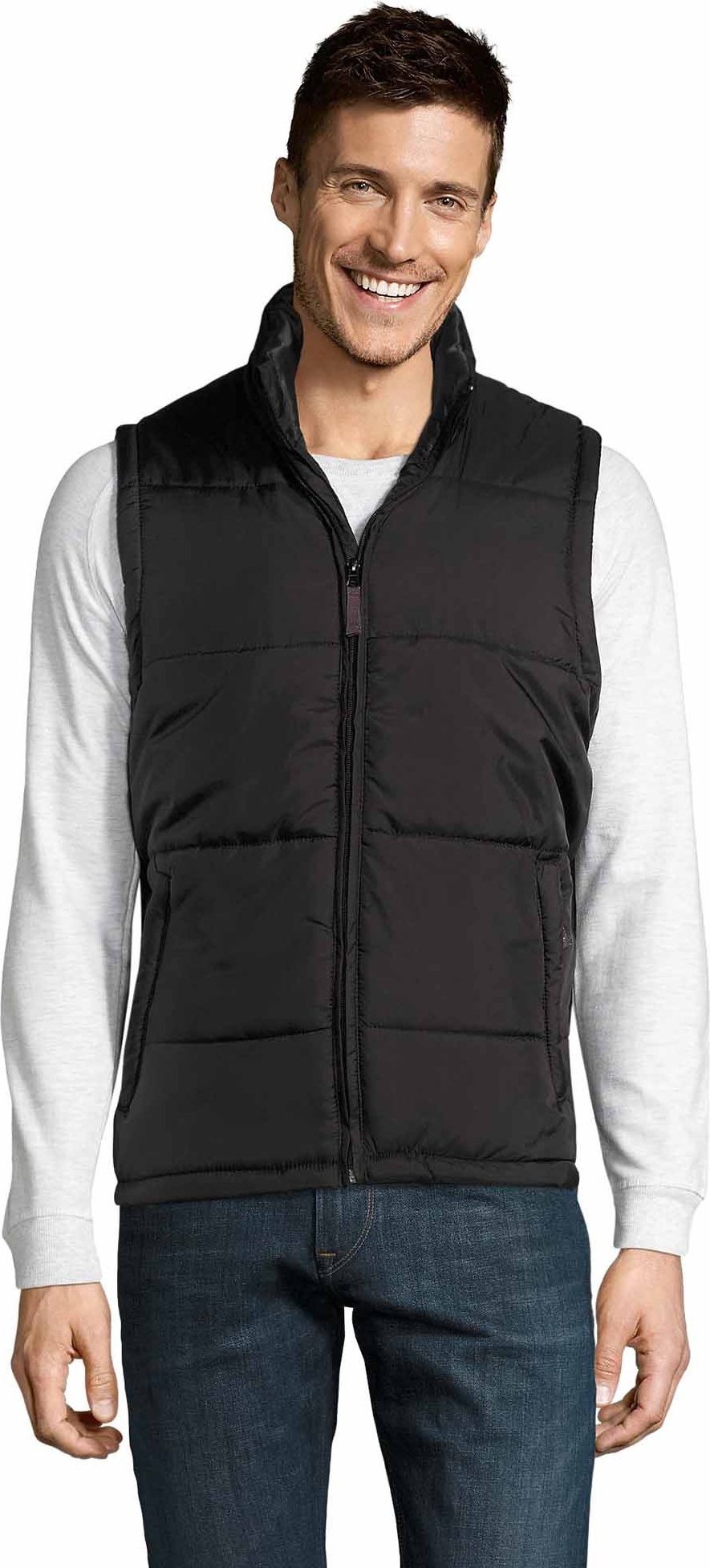 SOLS Warm Unisex wattierte Bodywarmer Jacke (Schwarz)