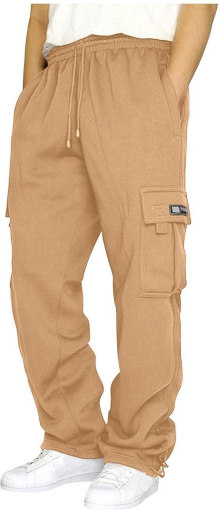 Hose mit Kordelzug in voller Grosse und Taschen