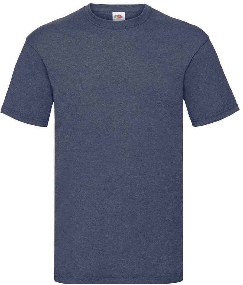Fruit of the Loom - "Valueweight" T-Shirt für Herren (Vintage Heather Navy)
