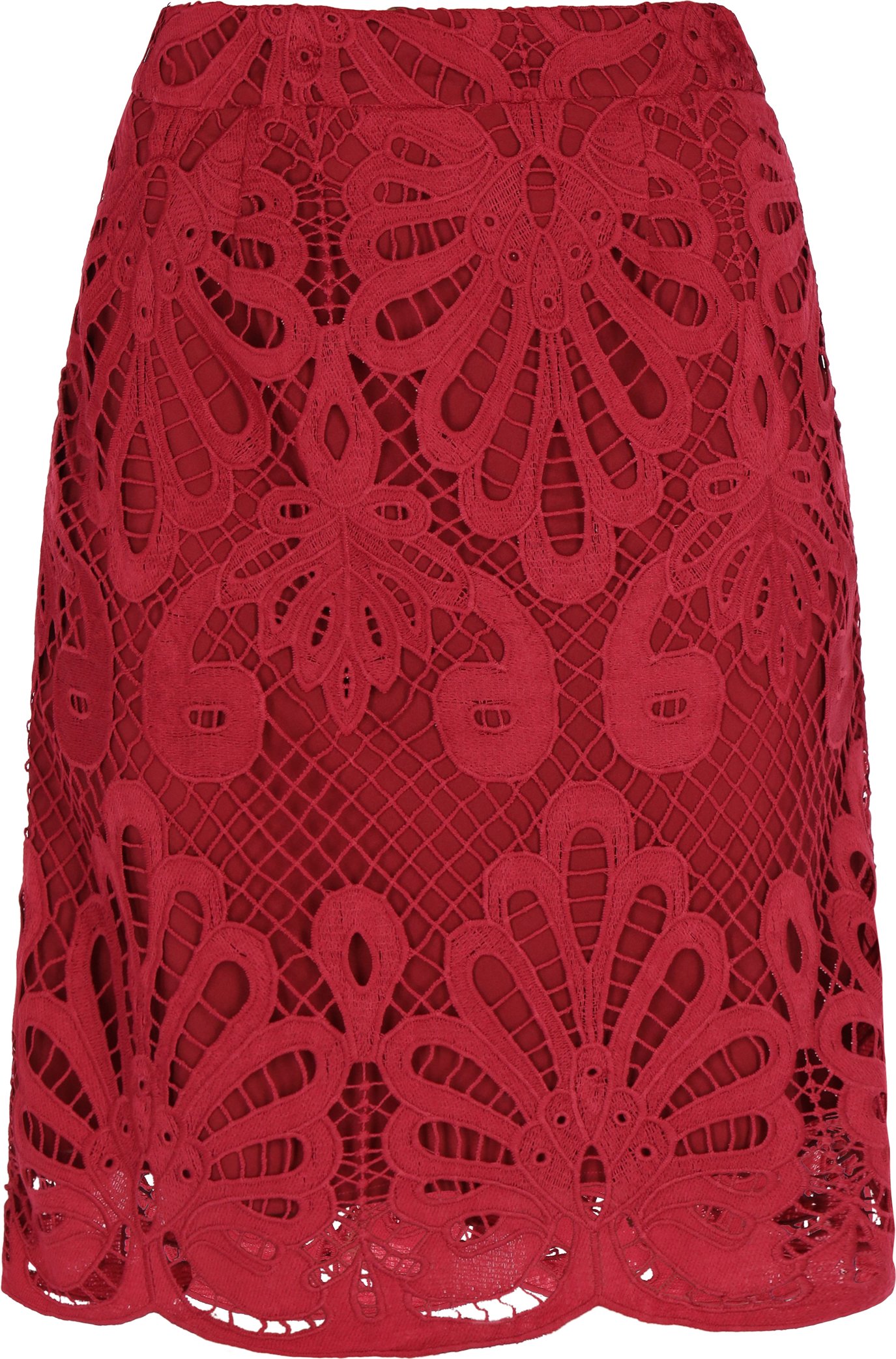 Faina Rock Frauen Weinrot