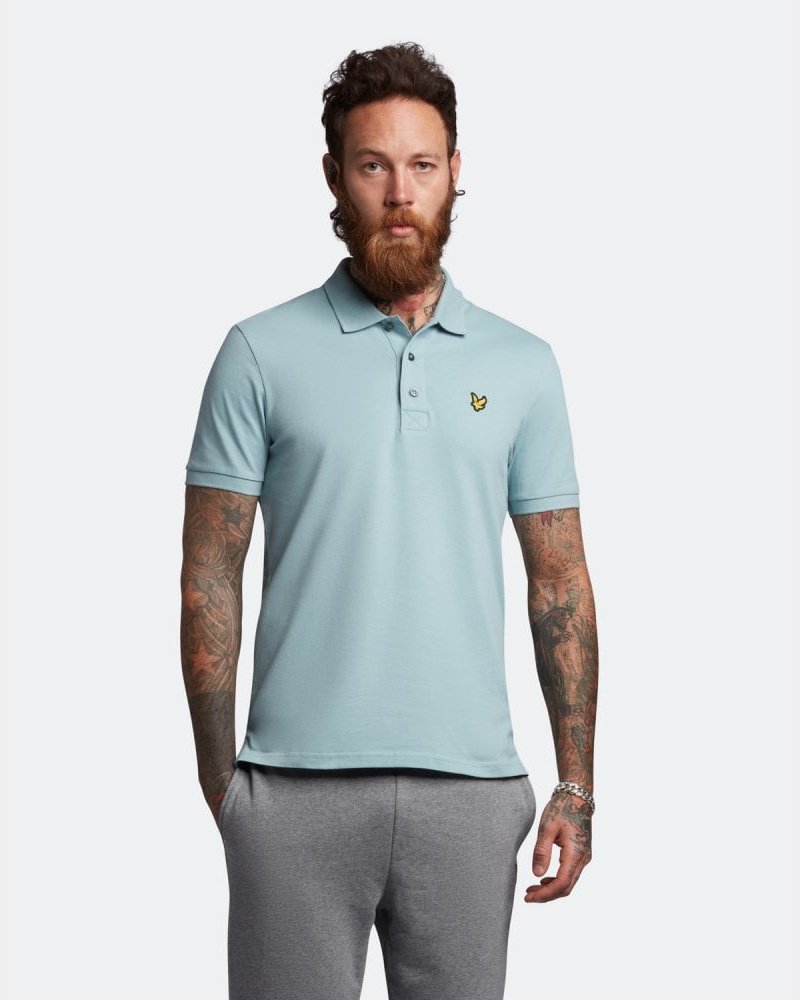 Lyle & Scott Einfarbiges Herren-Polohemd SP400VOG