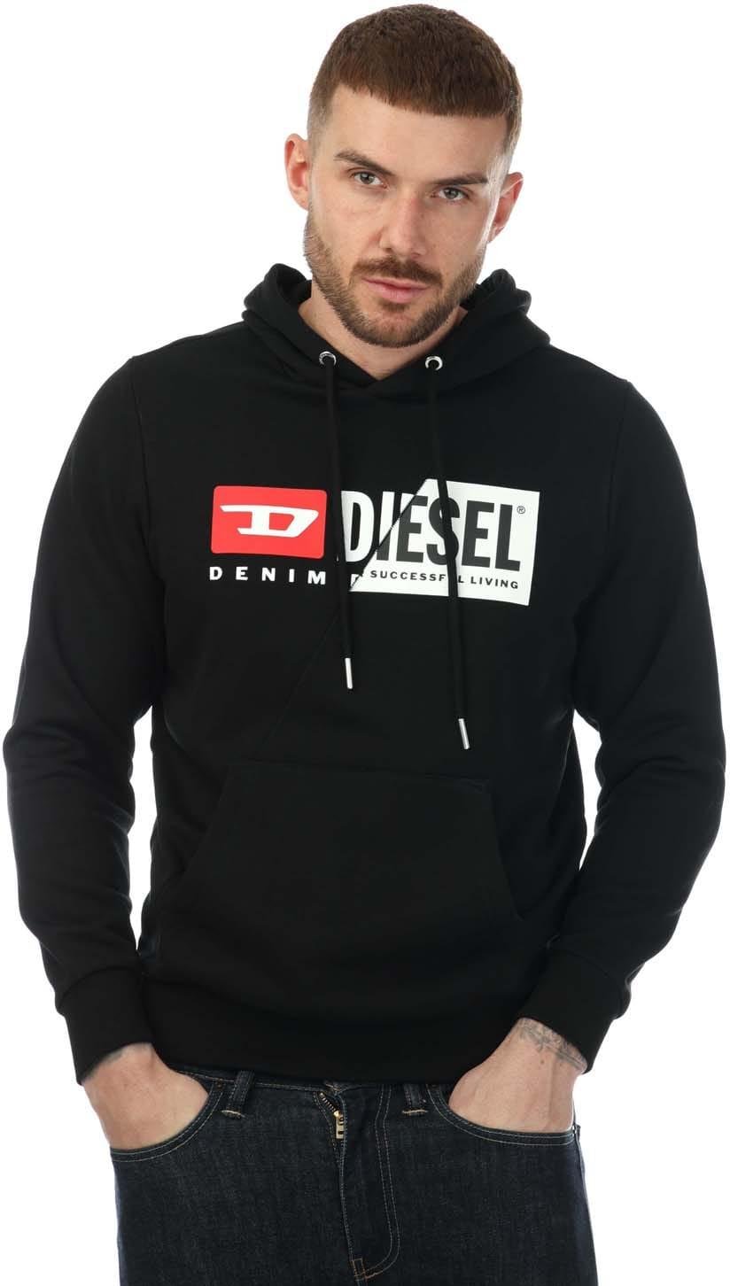 Thumbnail - Diesel - "S-Girk Cuty Felpa" Kapuzenpullover für Herren (Schwarz)