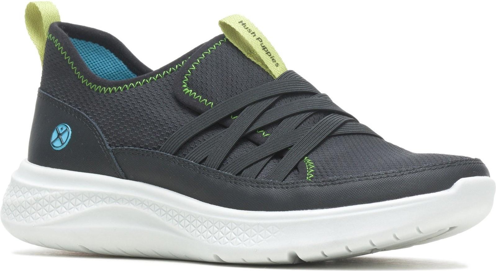 Hush Puppies Womens/Ladies Elevate Leder Turnschuhe (Schwarz)
