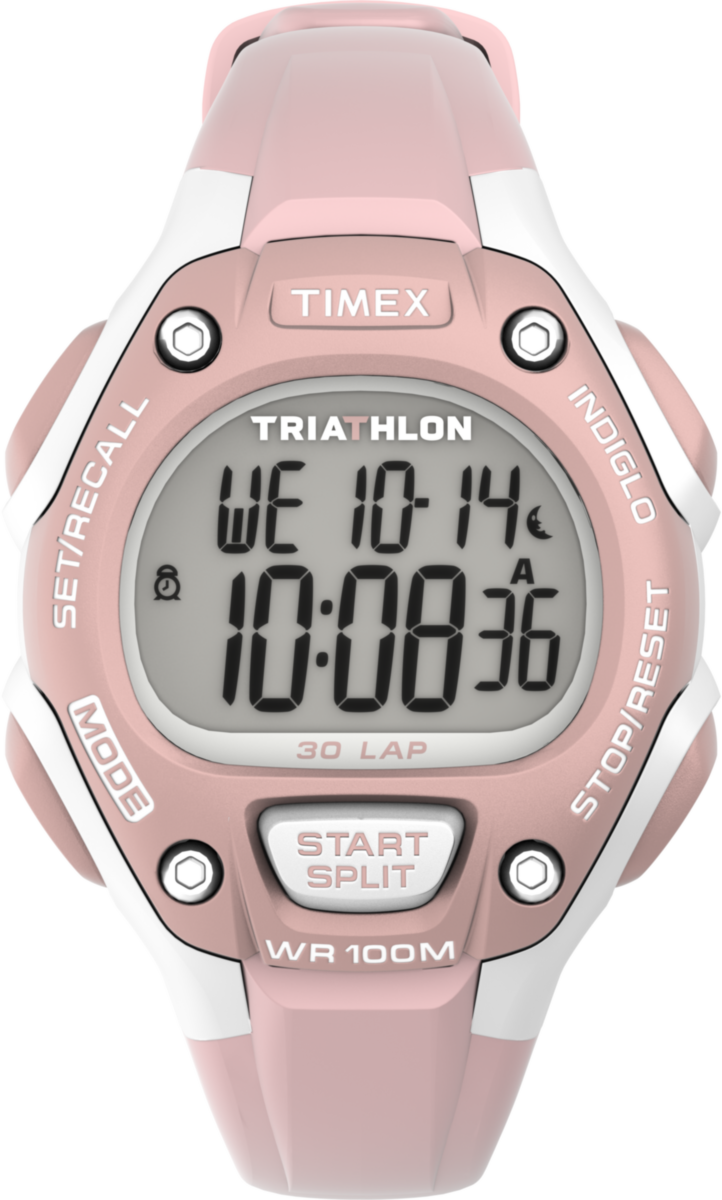 Timex Triathlon Classic C30 Rosa Unisex Armbanduhr TW5M67700
