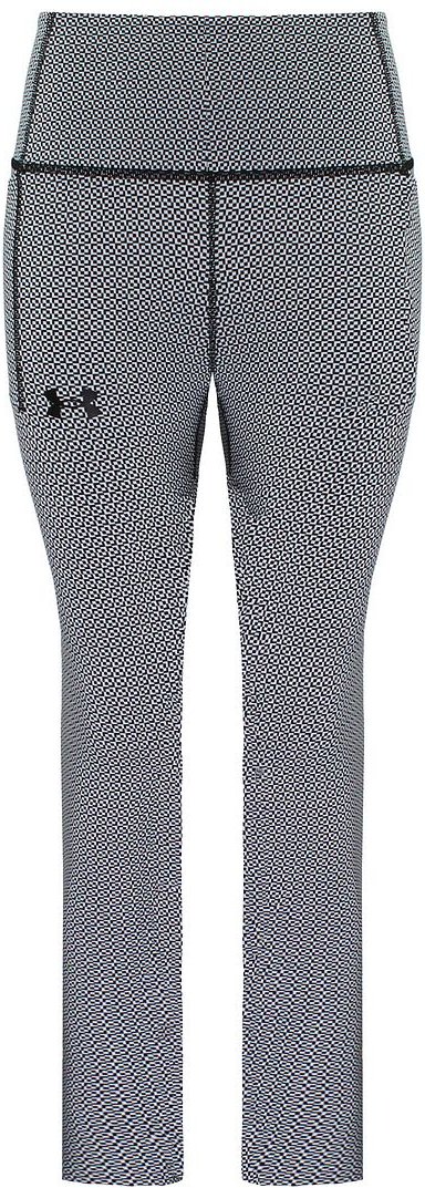 Under Armour Heatgear Stretch Taille Grey Womens Geo -Knöchel -Leggings 1371114 001