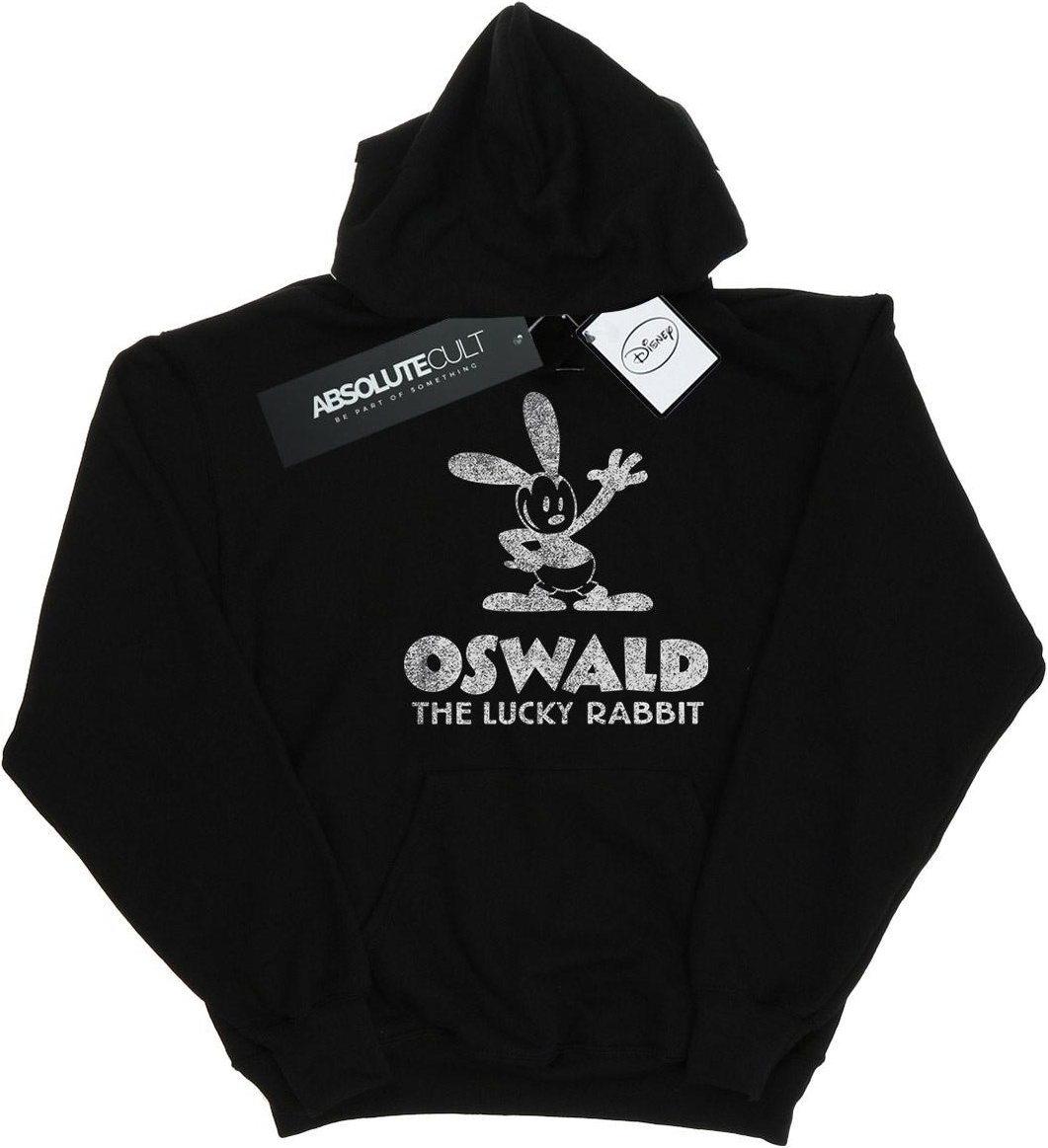 Disney - "Oswald Logo" Kapuzenpullover für Herren (Schwarz)