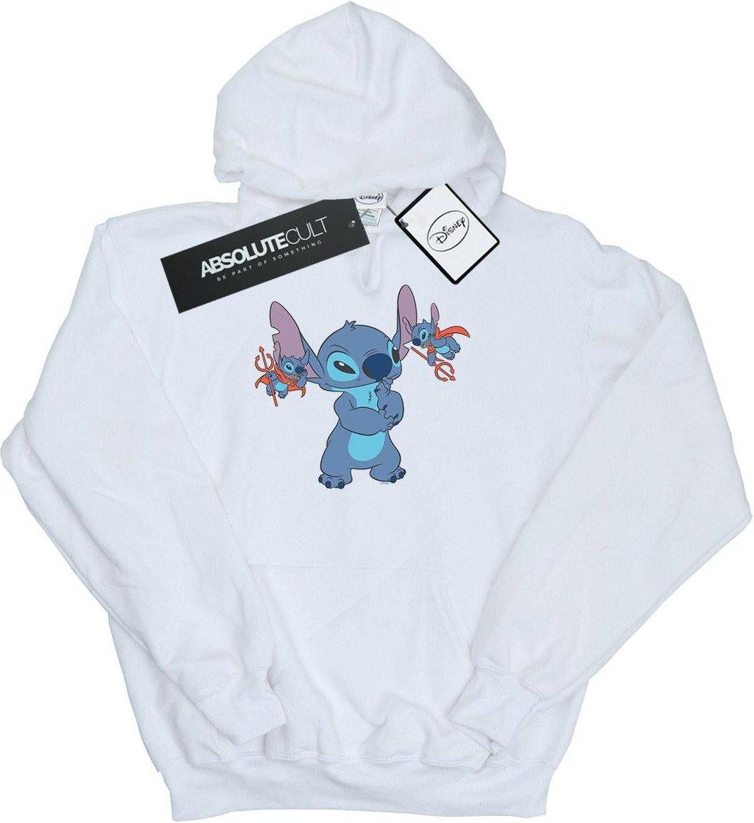 Disney - "Lilo And Stitch Little Devils" Kapuzenpullover für Herren (Weiß)