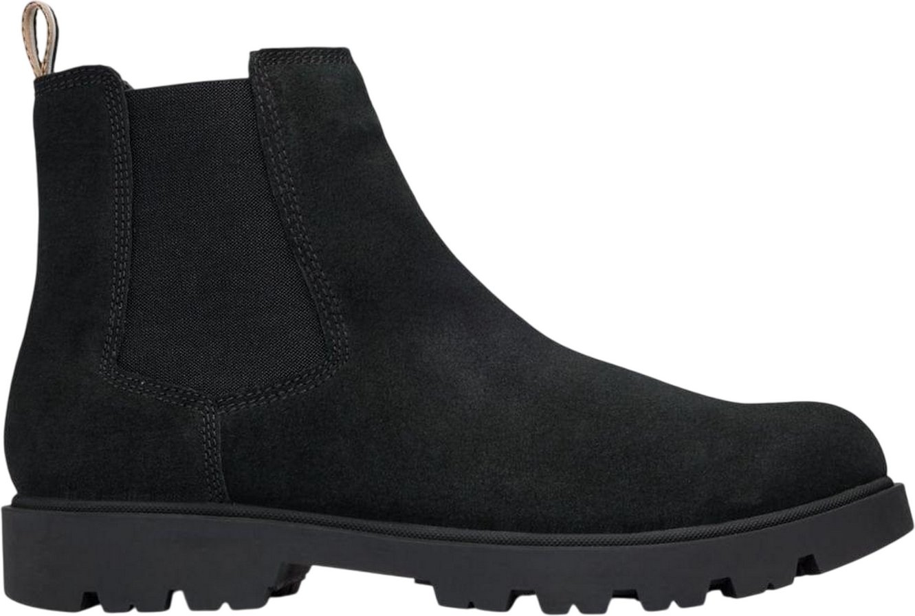 Thumbnail - Boss - Herren Stiefeletten "Signature", gestreift, Wildleder (Schwarz)