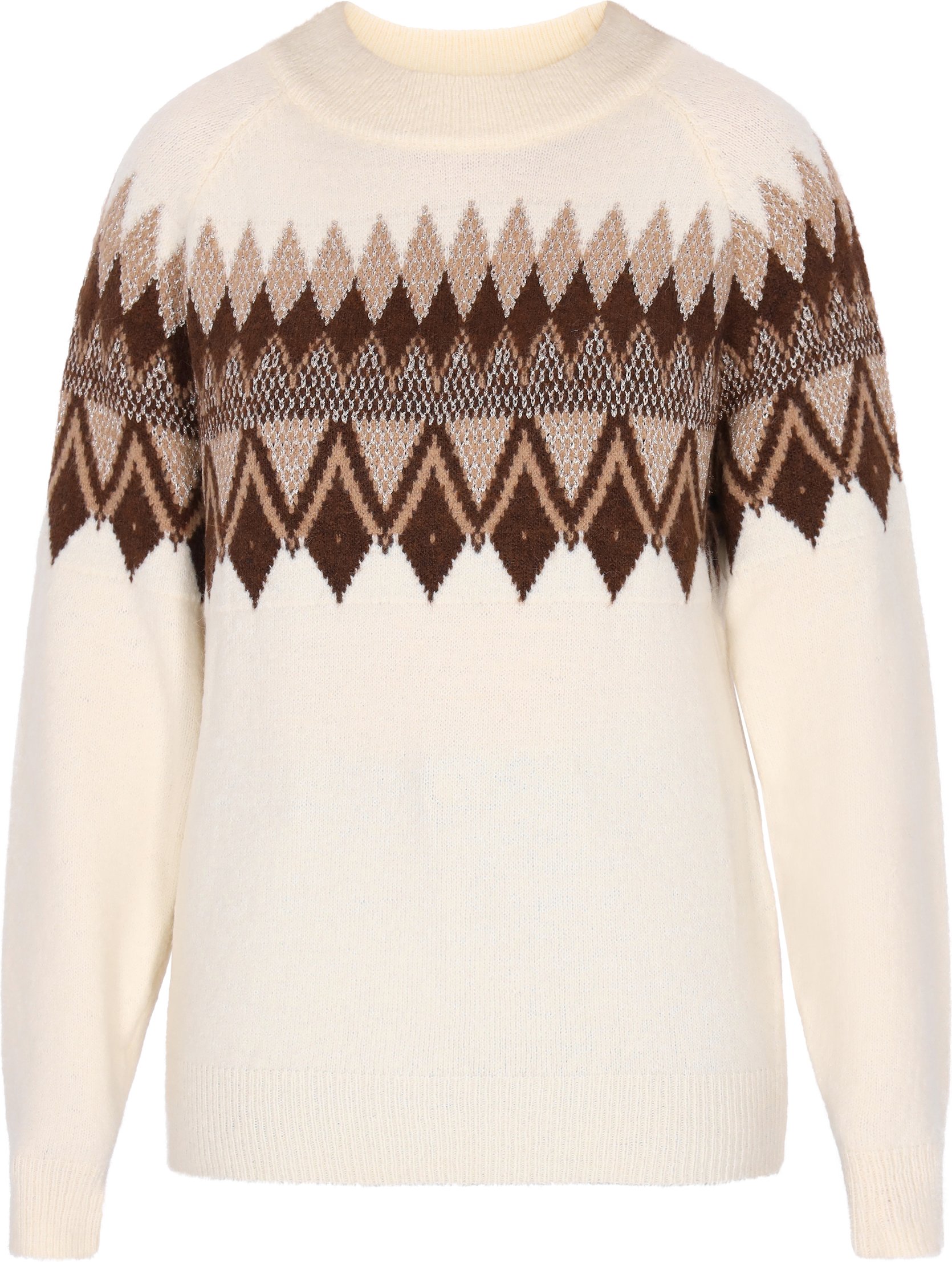 usha Zur Seite fahren Damen Wollweiß Mehrfarbig