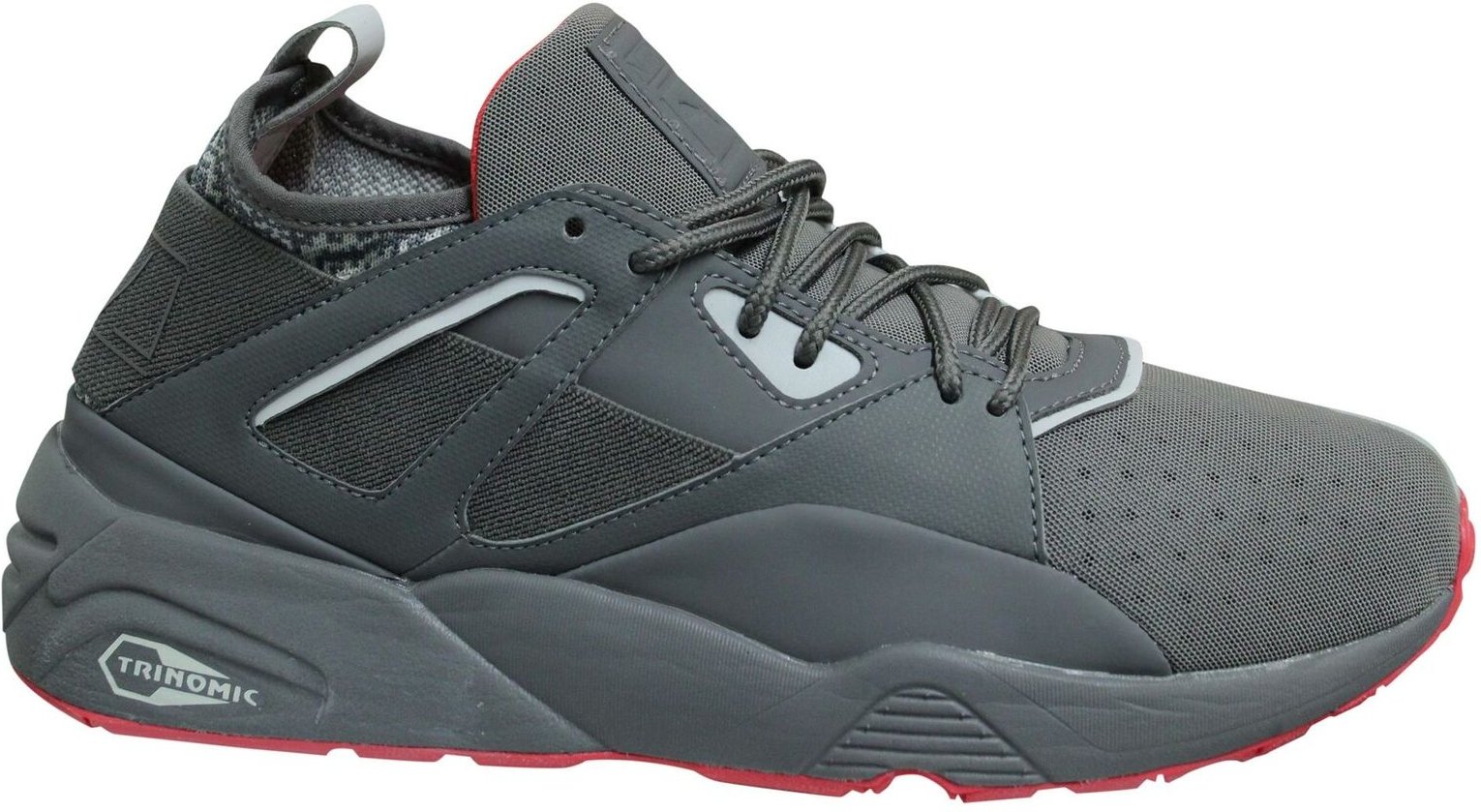 Puma X Staple Blaze des Glory Sock Slip auf graue Schnüren -Herren -Trainer 363204 02