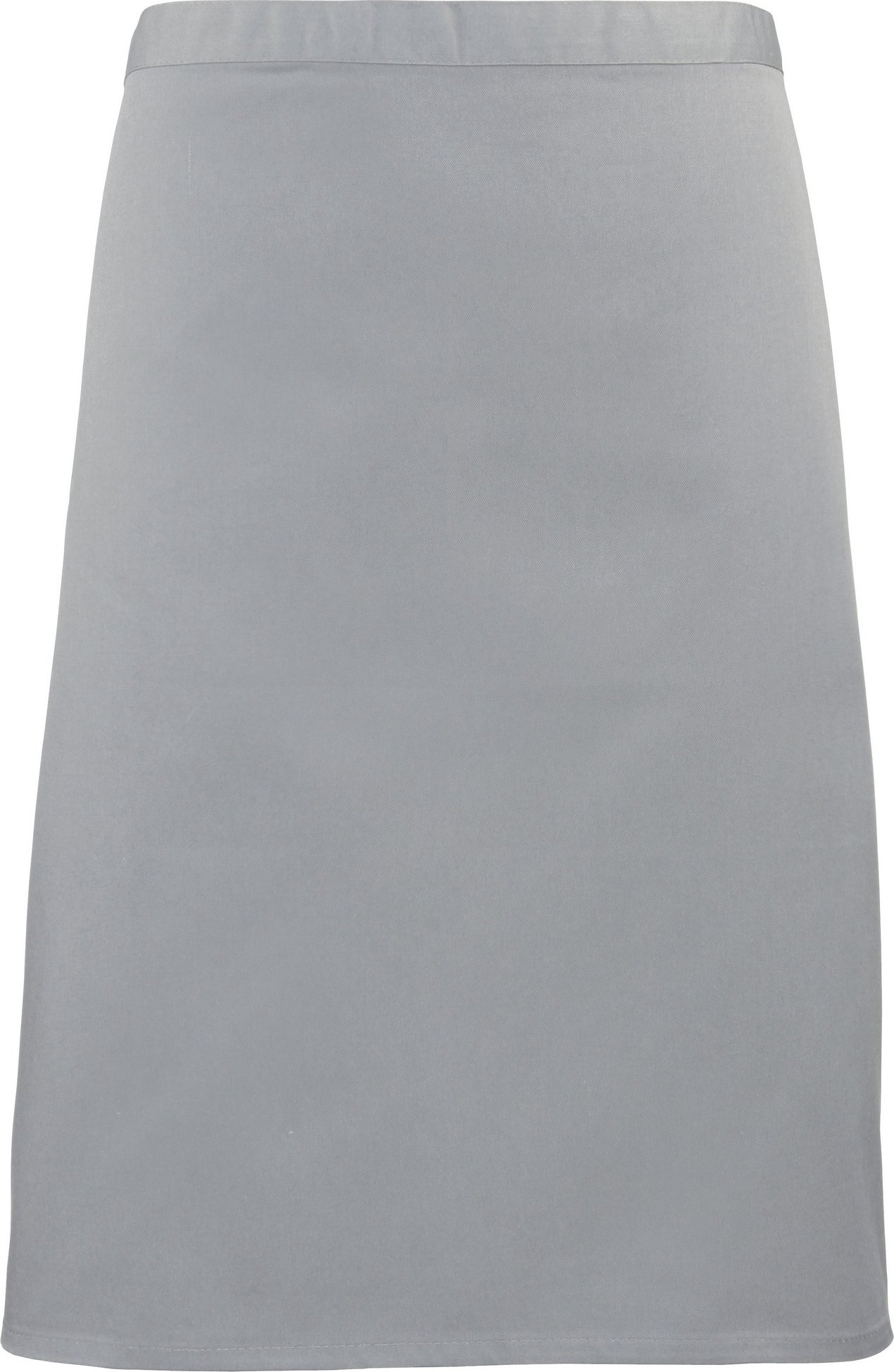 Premier Ladies/Womens Mid-Length Apron (2er-Pack) (Silbergrau)
