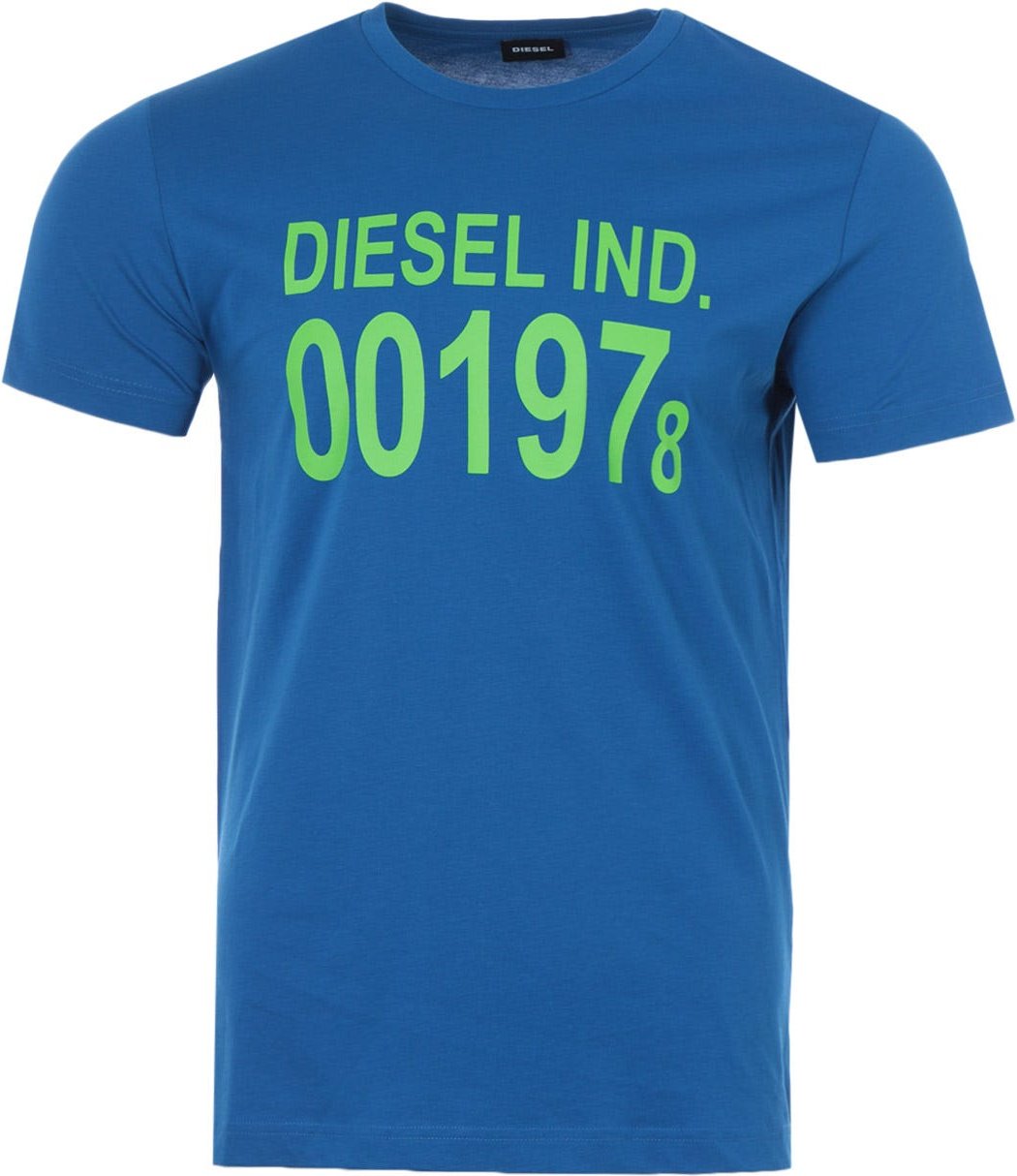 Herren Diesel T-DIEGO T-Shirt in Blau
