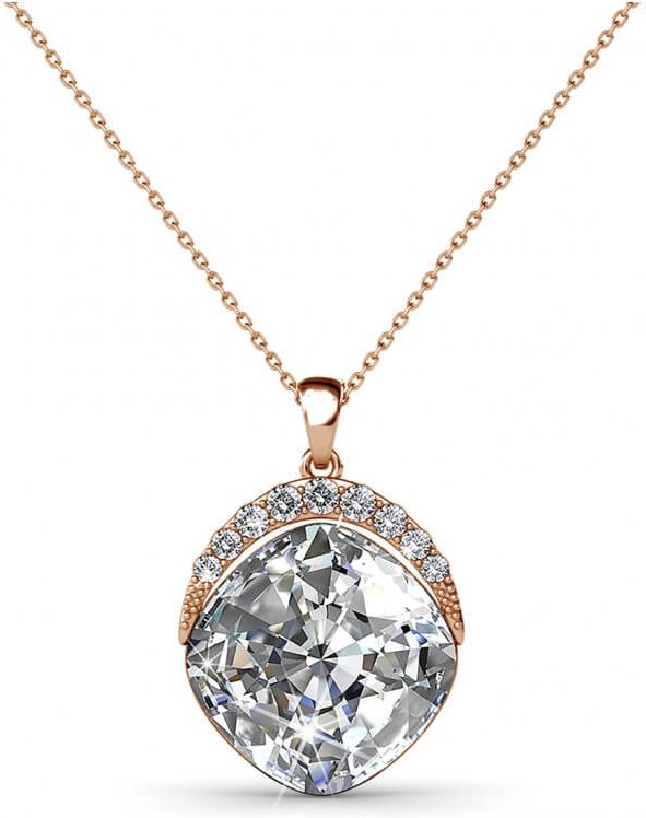 Tiffy-Anhänger - Rose Gold und Kristall