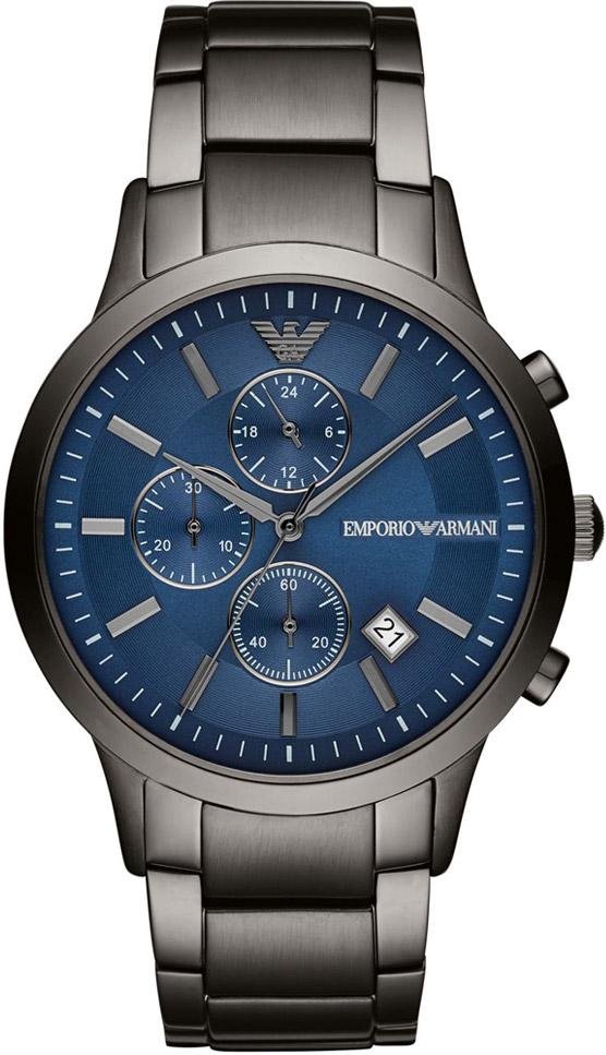 Elegante Herrenuhr der Marke Armani. Die Uhr hat ein Armband, das auch kleiner gemacht werden kann, das Gehäuse hat eine...