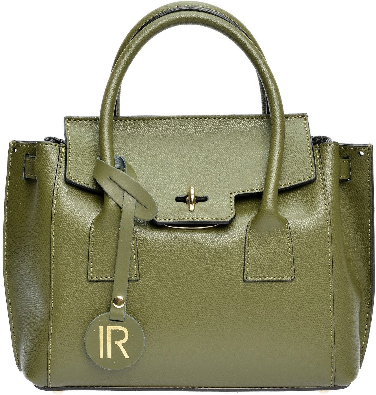 Isabella Rhea Grüne Lederhandtasche