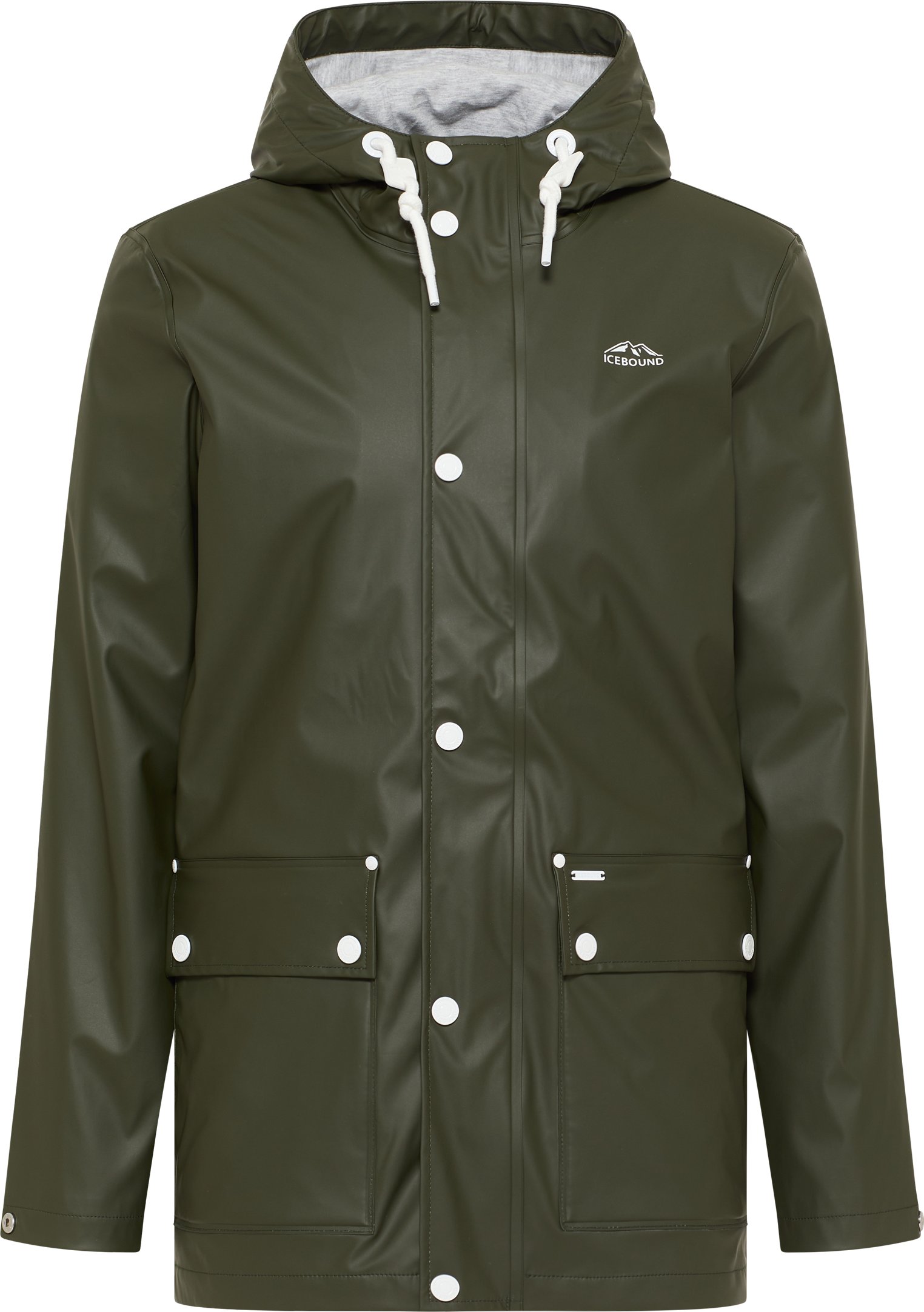 ICEBOUND Regenjacke Herren Dunkeloliv