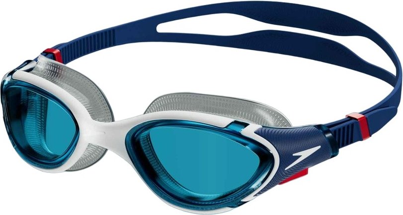 Speedo - "2.0" Passt sich dem Gesicht an Schwimmbrille für Herren/Damen Unisex (Blau/Weiß)