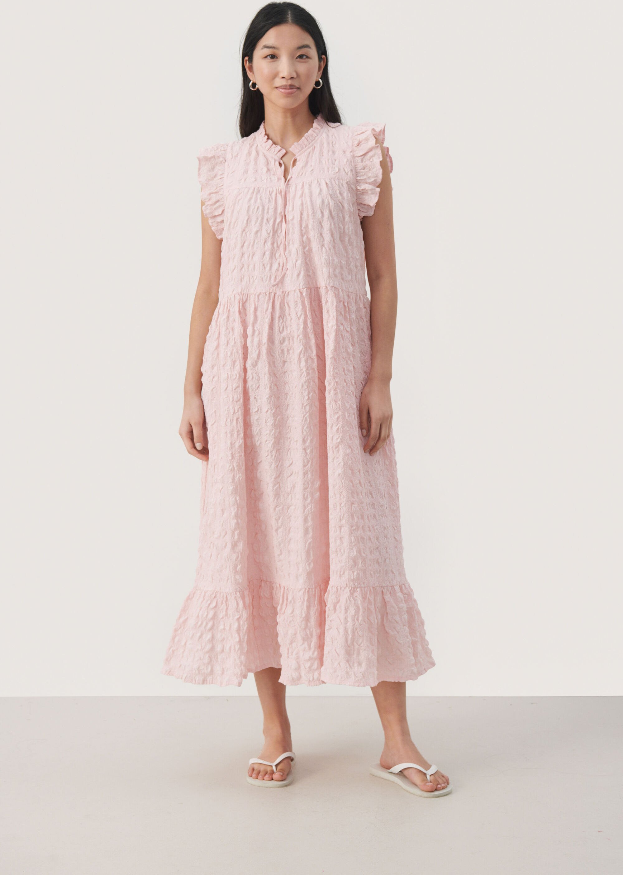 Kleid Gerade Passform Potpourri rose