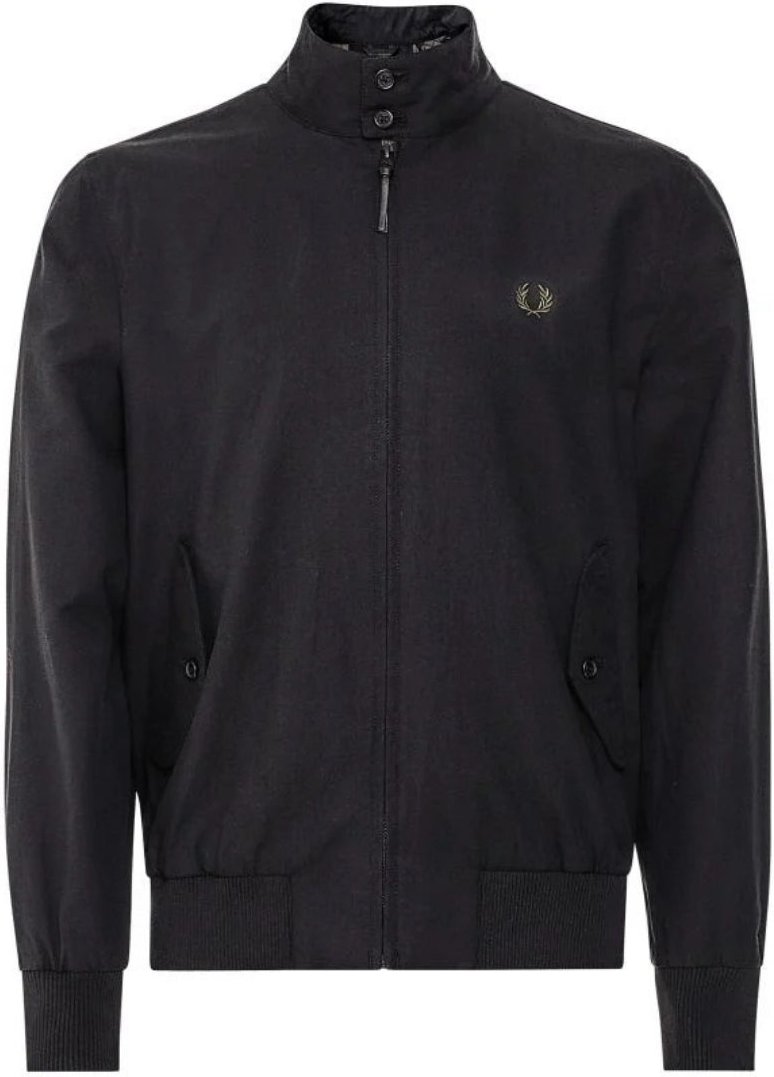 Schlichte schwarze Jacke von Fred Perry